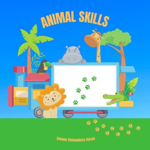 Animal Skills Book and Colouring Pages