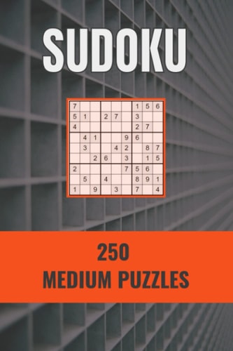Sudoku 250 Medium Puzzles