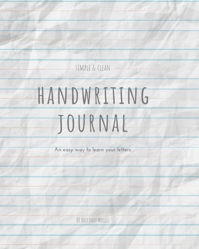 A Simple & Clean Handwriting Journal