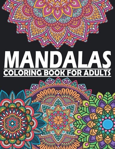 Mandalas Coloring Book for Adults Coloring Pages For Stress Relieving, Beautiful Designs For Meditation And Happiness Vol2