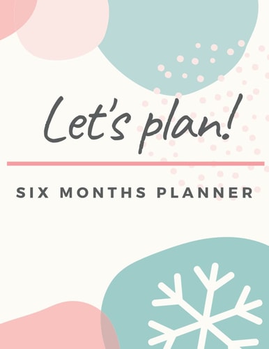 Activity Planner Notebook Six Months Planner Monthly Weekly Activity Tracking and Recording