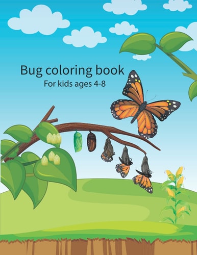 Bug Coloring Book for Kids Ages 4-8 Kids Coloring Book Of Bug