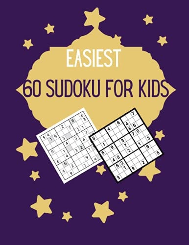 Easiest 60 Sudoku for Kids Very Easy Sudoku Puzzles For Kids With Solutions