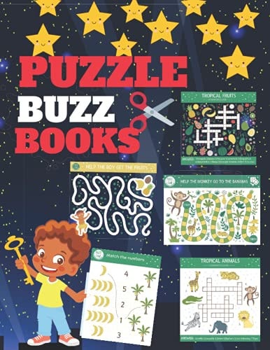 Puzzle Buzz Books Sharpen Your Pencils and Start Developing Brainpower Today, with the Best Brain Health Choice Among the Funniest Puzzle Books