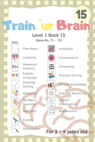 Train 'Ur Brain Level 1 Book 15 Issue No. 71 to 75