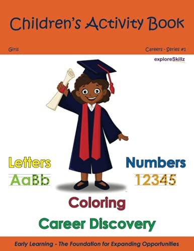 Children's Activity Book - Girls Individual 1 Early Childhood Learning Activity Books for Girls