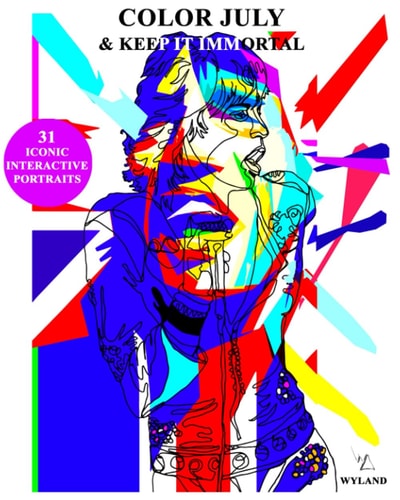 Color July and Keep It Immortal 31 Iconic and Interactive Portraits