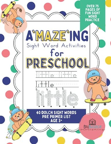 A'MAZE'ING Sight Words Sight Word Activities for Preschool