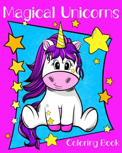 Magical Unicorns Coloring Book