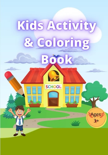 Kids Activity & Coloring Book Learn to Trace, Write, Color & Trace