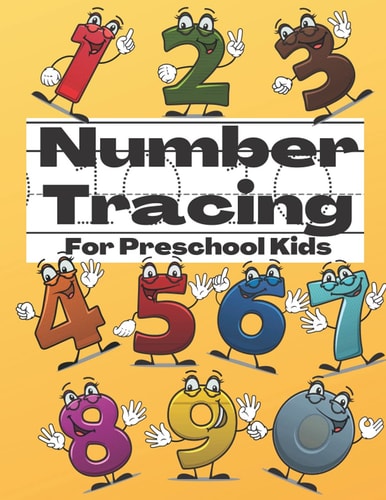 Number Tracing For Preschool Kids Tracing Numbers 1 to 10 Practice Book For Homeschool Kids