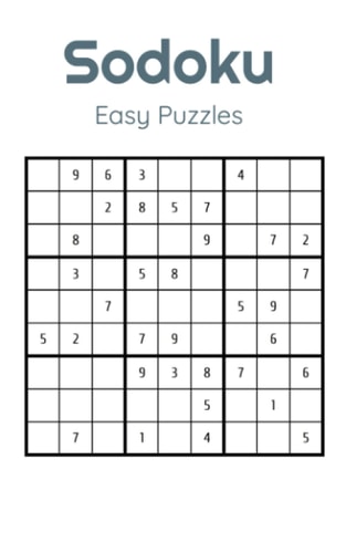 Sodoku Easy Puzzles