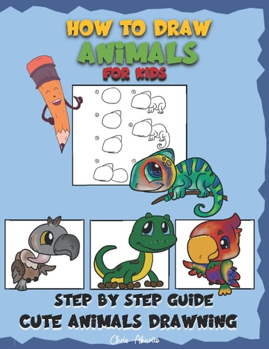 How to Draw Animals for Kids Cute Animals Drawning Step by Step Guide