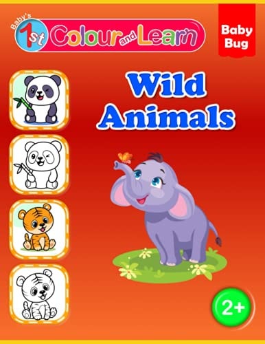 Colour and Learn Wild Animals