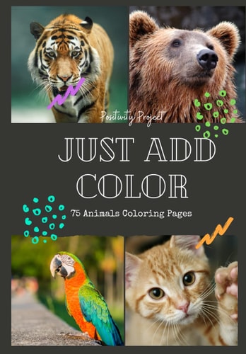 Positivity Project's Just Add Color Animals Edition