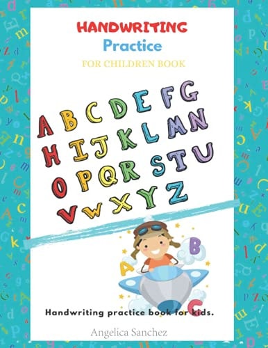 Handwriting Practice for Children Book.