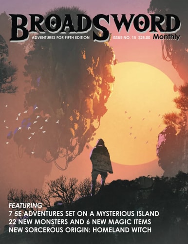 BroadSword Monthly #15 Adventures for Fifth Edition