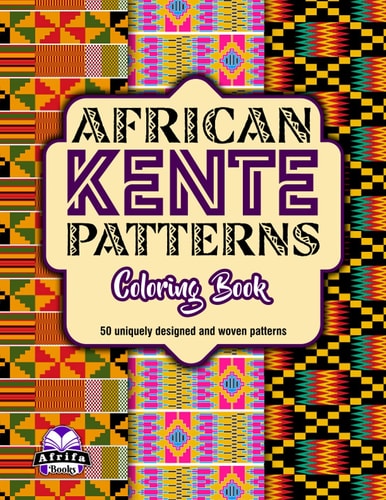 African Kente Geometric Creative Patterns For Adults and Teenagers