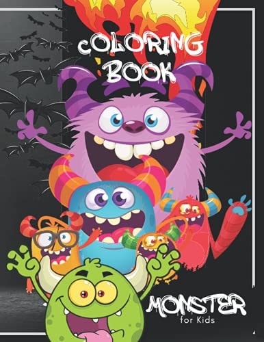 Monster Coloring Book A Fun and Scary Coloring Book of Monsters That Hide Under Your Bed