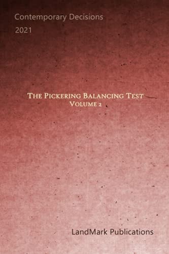The Pickering Balancing Test Volume 2