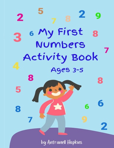 My First Numbers Activity Book Fun Activities, Tracing in Large Print