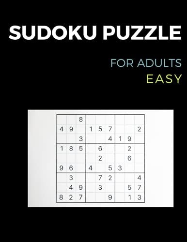 Sudoku for Adults Puzzles & Solutions, Easy Puzzles for Adults 250 Pages