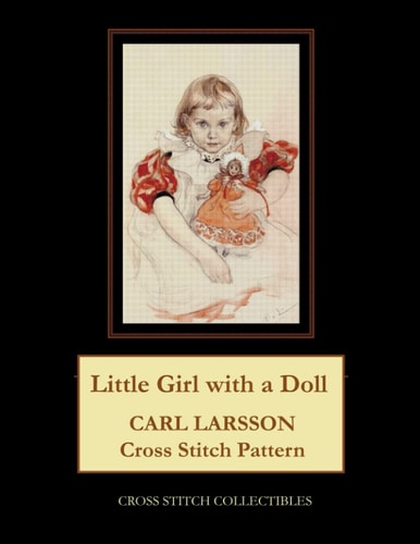 Young Girl with a Doll Carl Larsson Cross Stitch Pattern