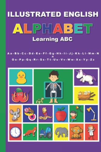 Illustrated English Alphabet Learning ABC