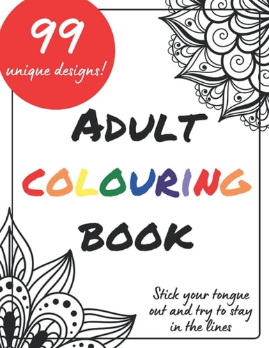 ADULT COLOURING BOOK.