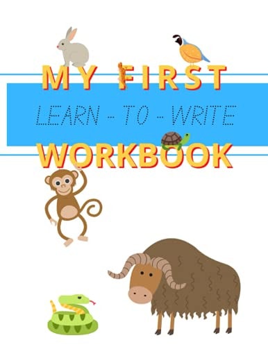 My First Learn-to-Write Workbook Letters and Words