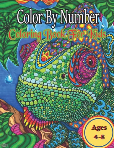 Color By Number Coloring Book For Kids 50 Animal Themed Color By Number Coloring Pages for Children Ages 4-8