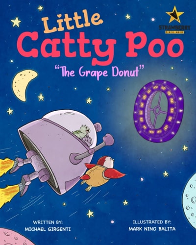 Little Catty Poo The Grape Donut