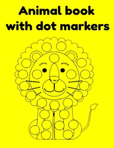 Animal Book with Dot Markers