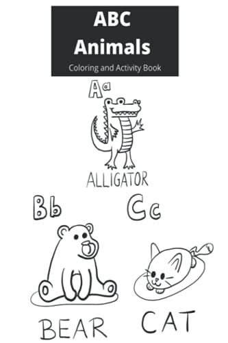 ABC Animals Coloring and Activity Book