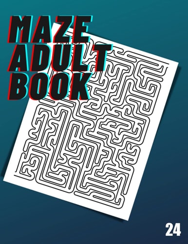 Maze Adult Book 24