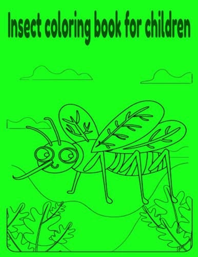 Insect Coloring Book for Children