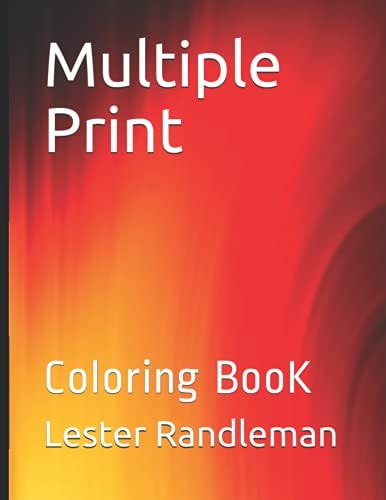 Multiple Print Coloring BooK