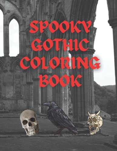 Spooky Gothic Coloring Book