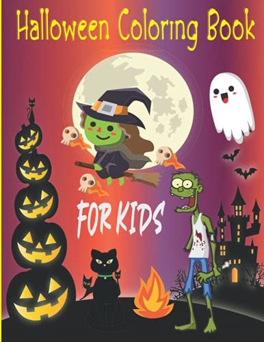 Halloween Coloring Book for Kids I Spy Halloween Book for Kids Ages 3 Years Old and Up