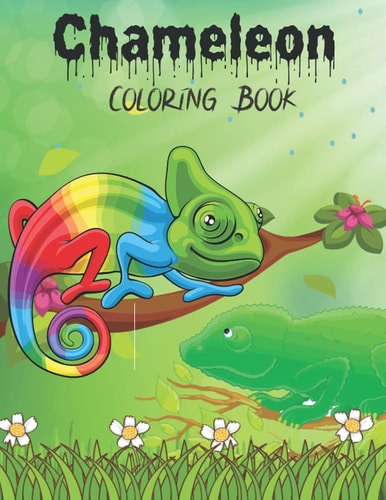 Chameleon Coloring Book Chameleon Coloring Book for Kids.35 Chameleon Design