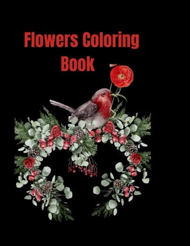 Flowers Coloring Book Beautiful Flowers And Simple Designs With Relaxing Flower