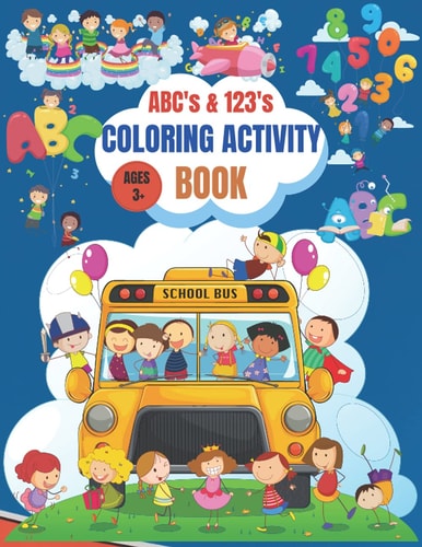 ABC's & 123's COLORING ACTIVITY BOOK