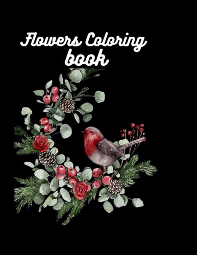 Flowers Coloring Book Beautiful Flowers And Simple Designs