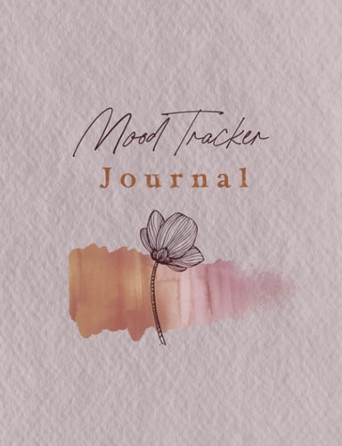 12 Month Coloring Mood Tracker Journal Designed to Encourage Self-awareness