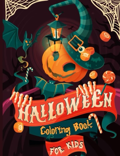 Halloween Coloring Book for Kids Spooky Cute Designs for Kids Ages 5 and Up