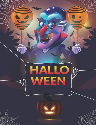 Halloween Coloring Book Kids Coloring Book