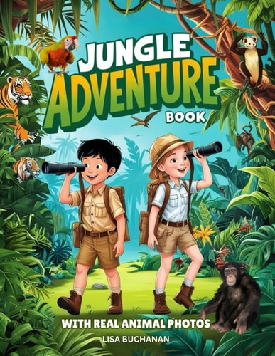 Jungle Adventure Book Fun Animal Facts For Kids With Real Animal Photos