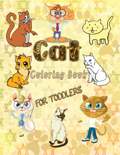 Cat Coloring Book for Toddlers 48 Beautiful Cats Coloring Pages to Color - Fun Activities For Kids Ages 4-8 - Gift for Children