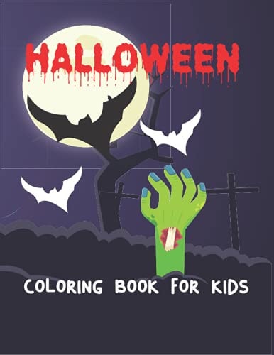Halloween Coloring Book For Kids Halloween Illustrations, Pumpkin, Witches, Vampires, Only Cute And Fun Entertainment Here