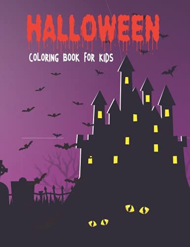 Halloween Coloring Book For Kids Halloween Gifts for Family, Spooky, Fun, Tricks and Treats Relaxing Coloring Pages for Adults Relaxation